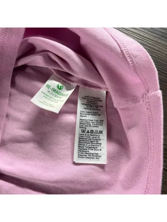 J Crew Purple Lavender Basic Tee Shirt Women's Plus Size 2X Short Sleeve - Picture 4 of 7